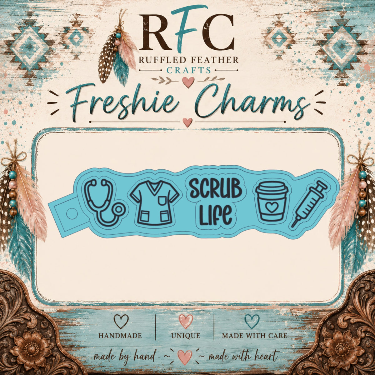 Scrub Life Freshie Charm Mold Set