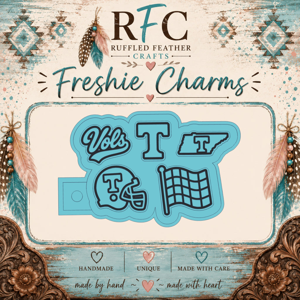 Tennessee Volunteers School Spirit Freshie Charm Mold Set