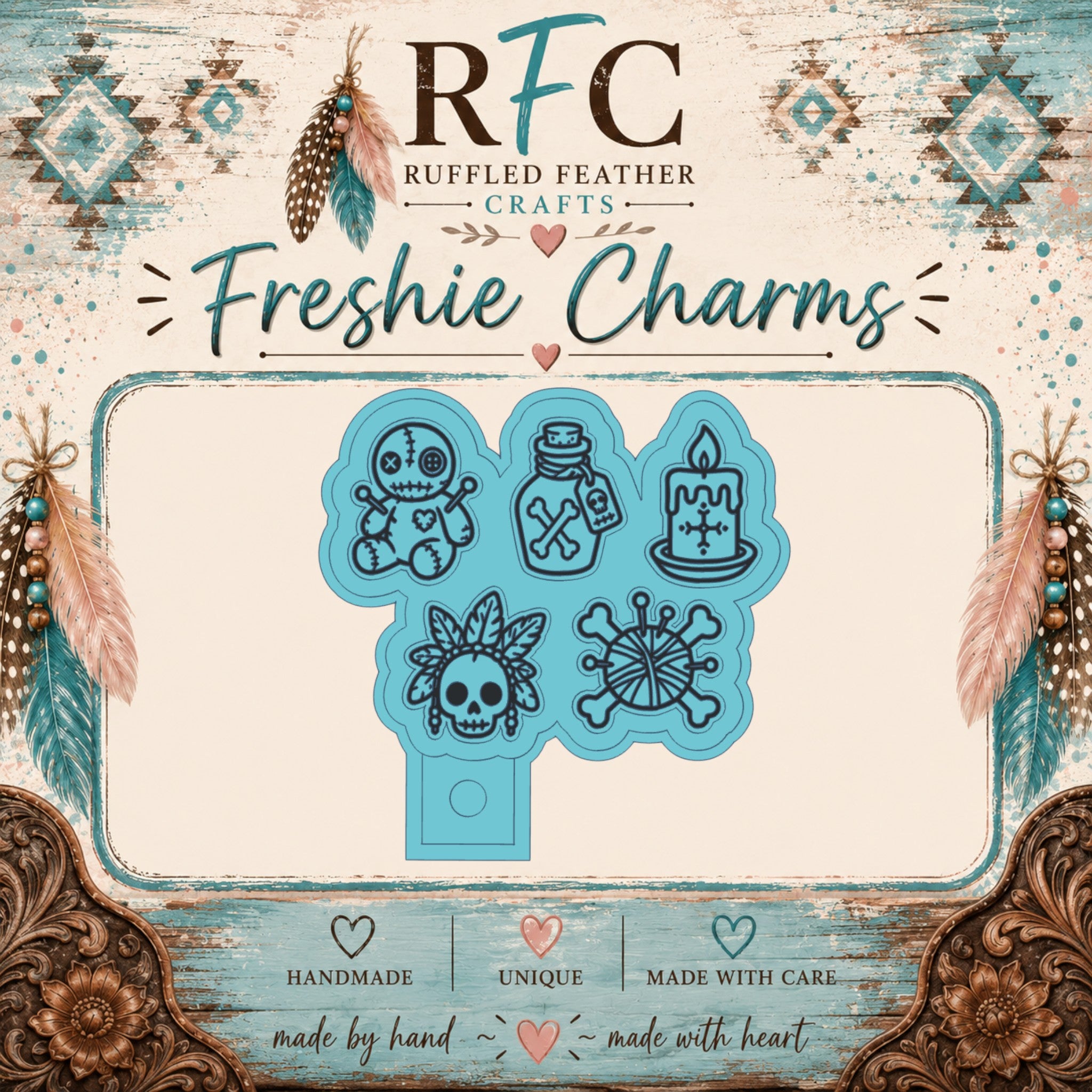 Voodoo & Bones Freshie Charm Mold Set