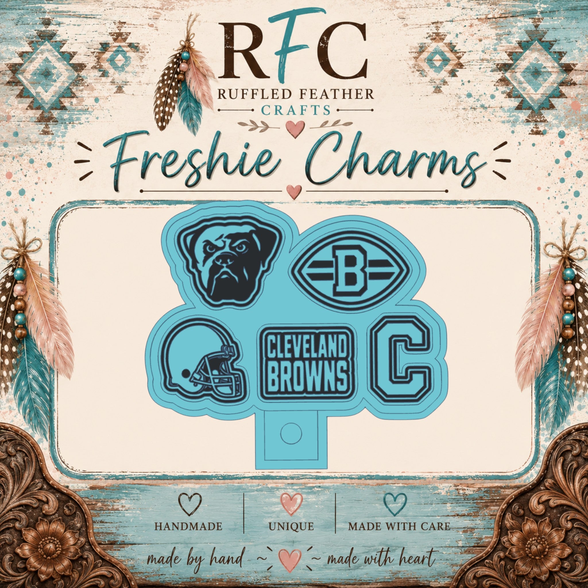 Cleveland Browns Freshie Charm Mold