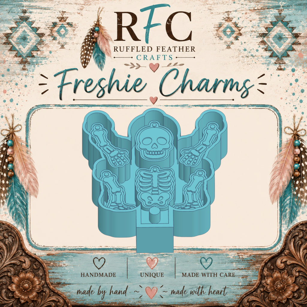 Skeleton Freshie Charm Mold
