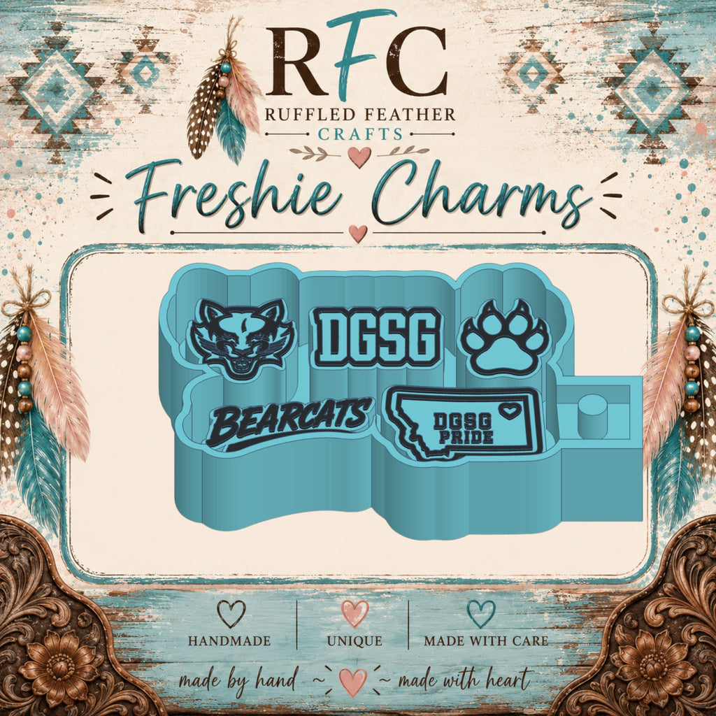DGSG Bearcats Freshie Charm Mold