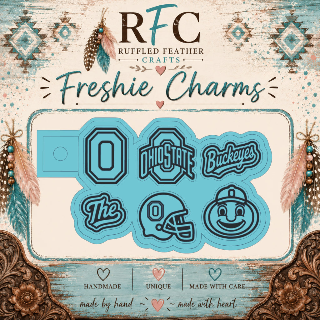 Ohio State Freshie Charm Mold