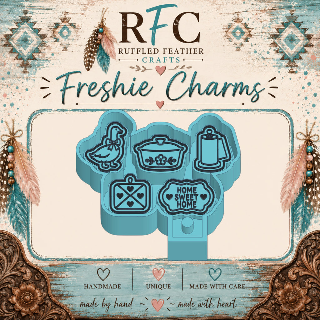 Grandma's House Freshie Charm Mold