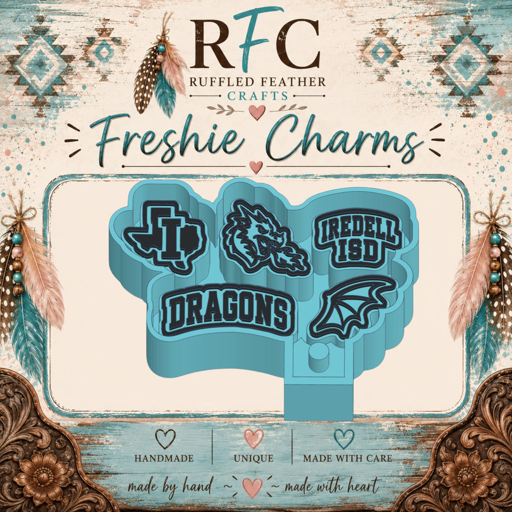 Iredell ISD Freshie Charm Mold