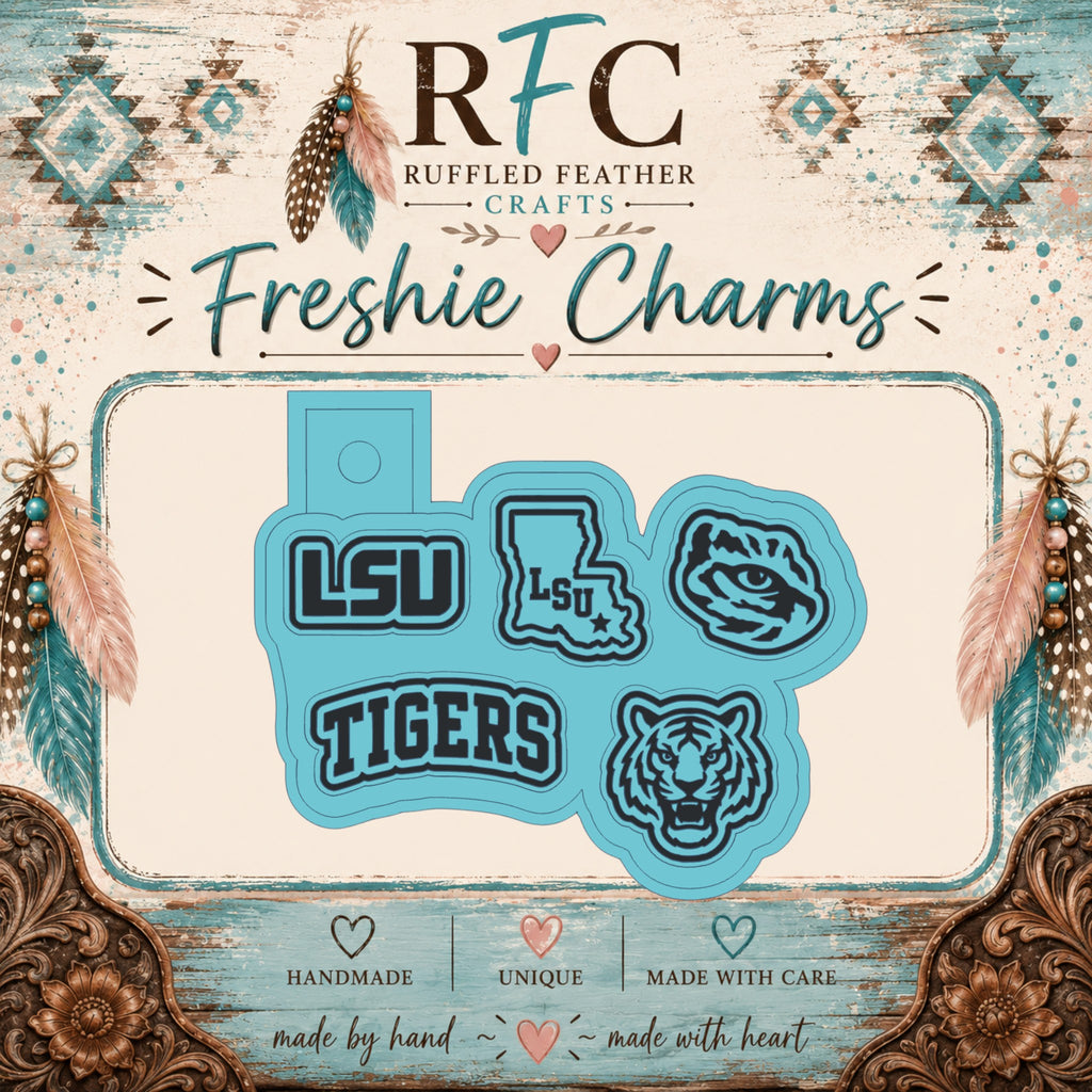 LSU Tigers Freshie Charm Set