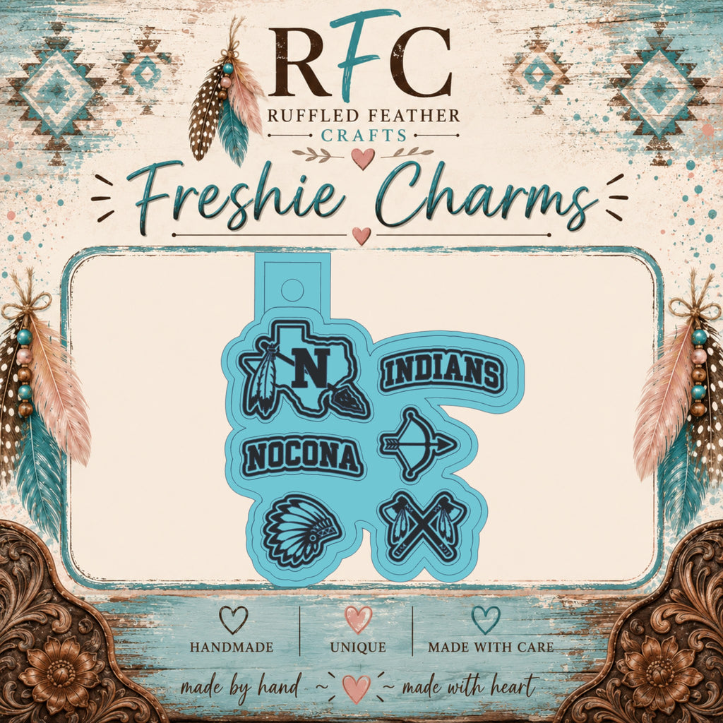 Nocona Indians Freshie Charm Set