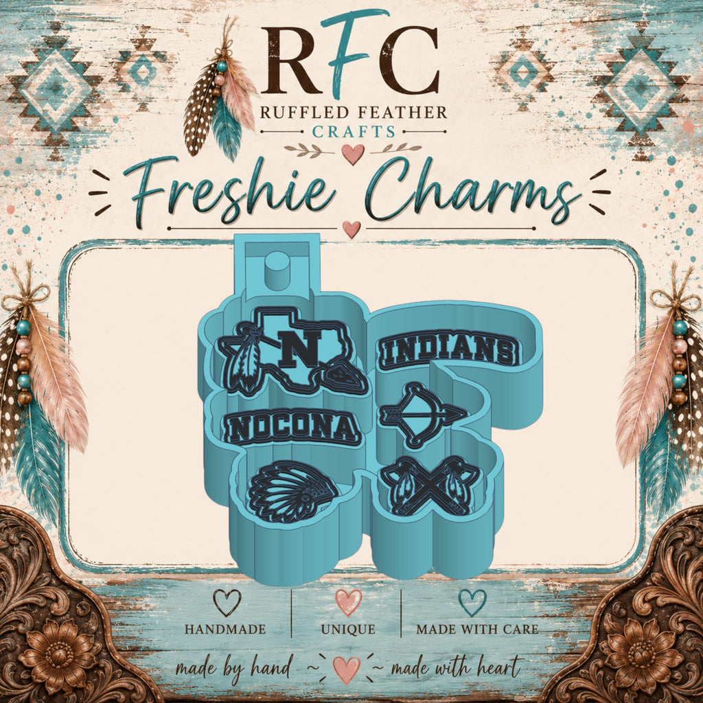 Nocona Indians Freshie Charm Mold