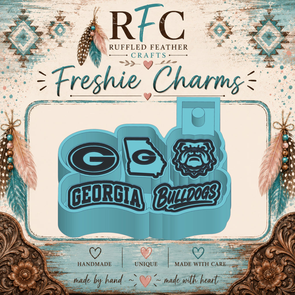 Georgia Bulldogs Freshie Charm Mold