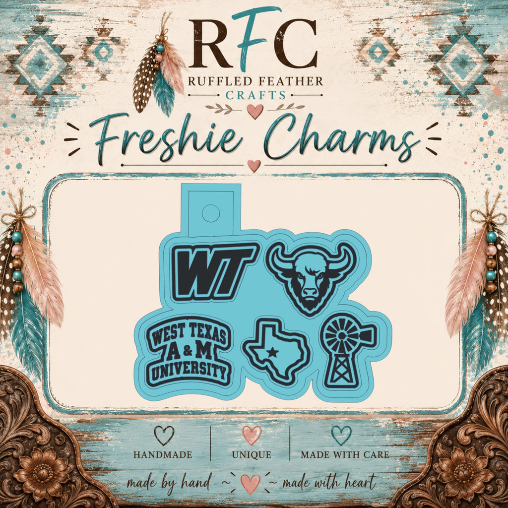 West Texas A&M University Freshie Charm Set