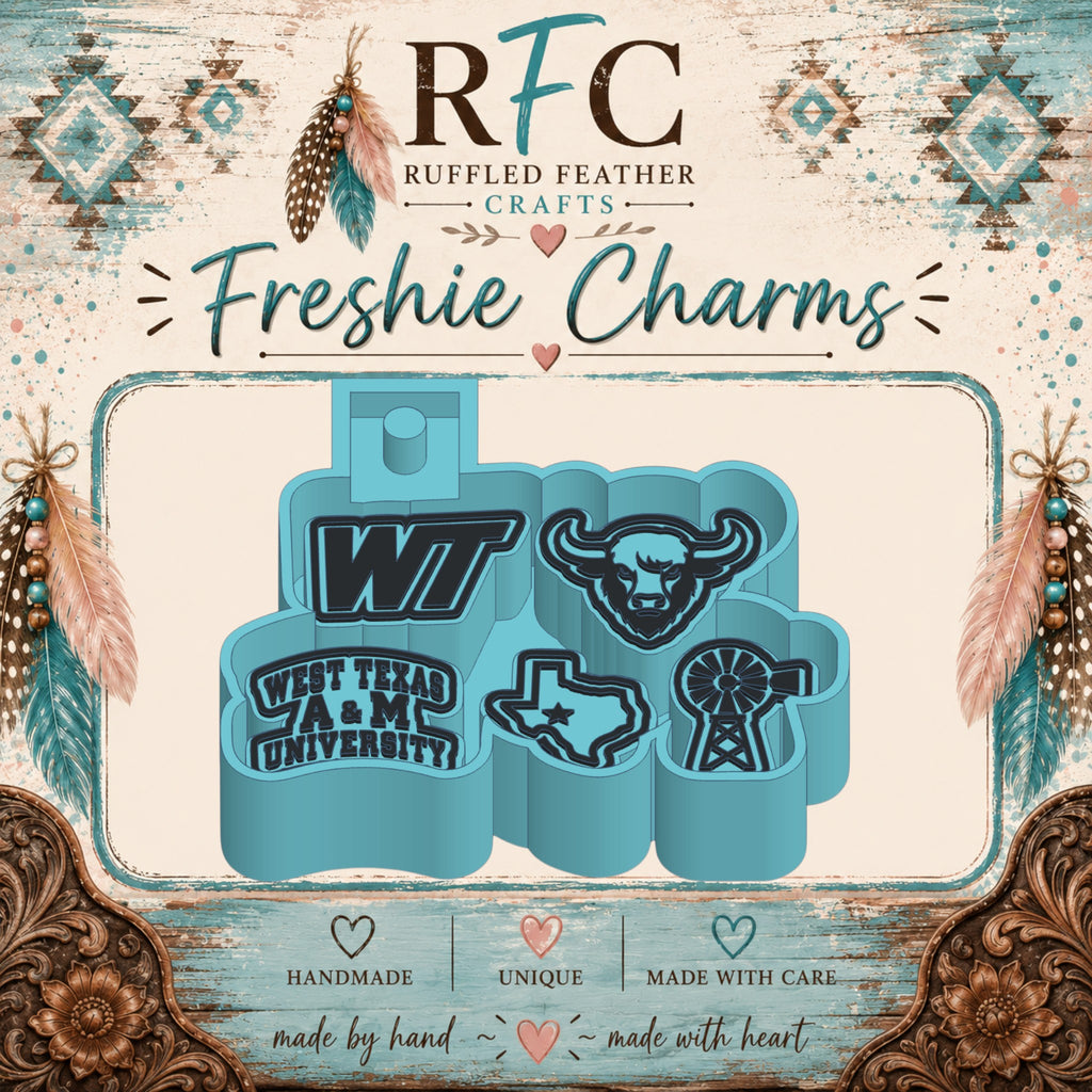 West Texas A&M University Freshie Charm Mold