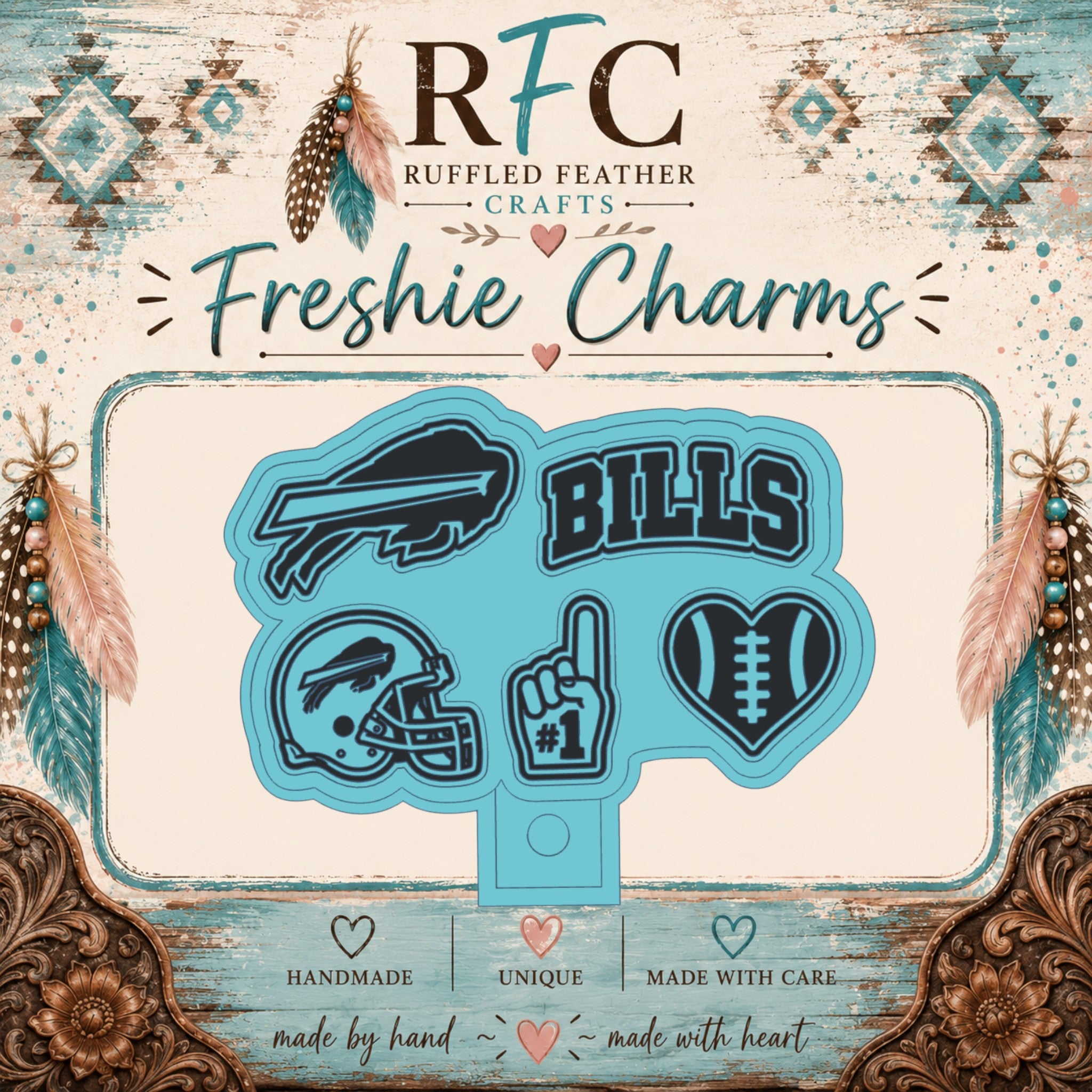 Buffalo Bills Freshie Charm Mold