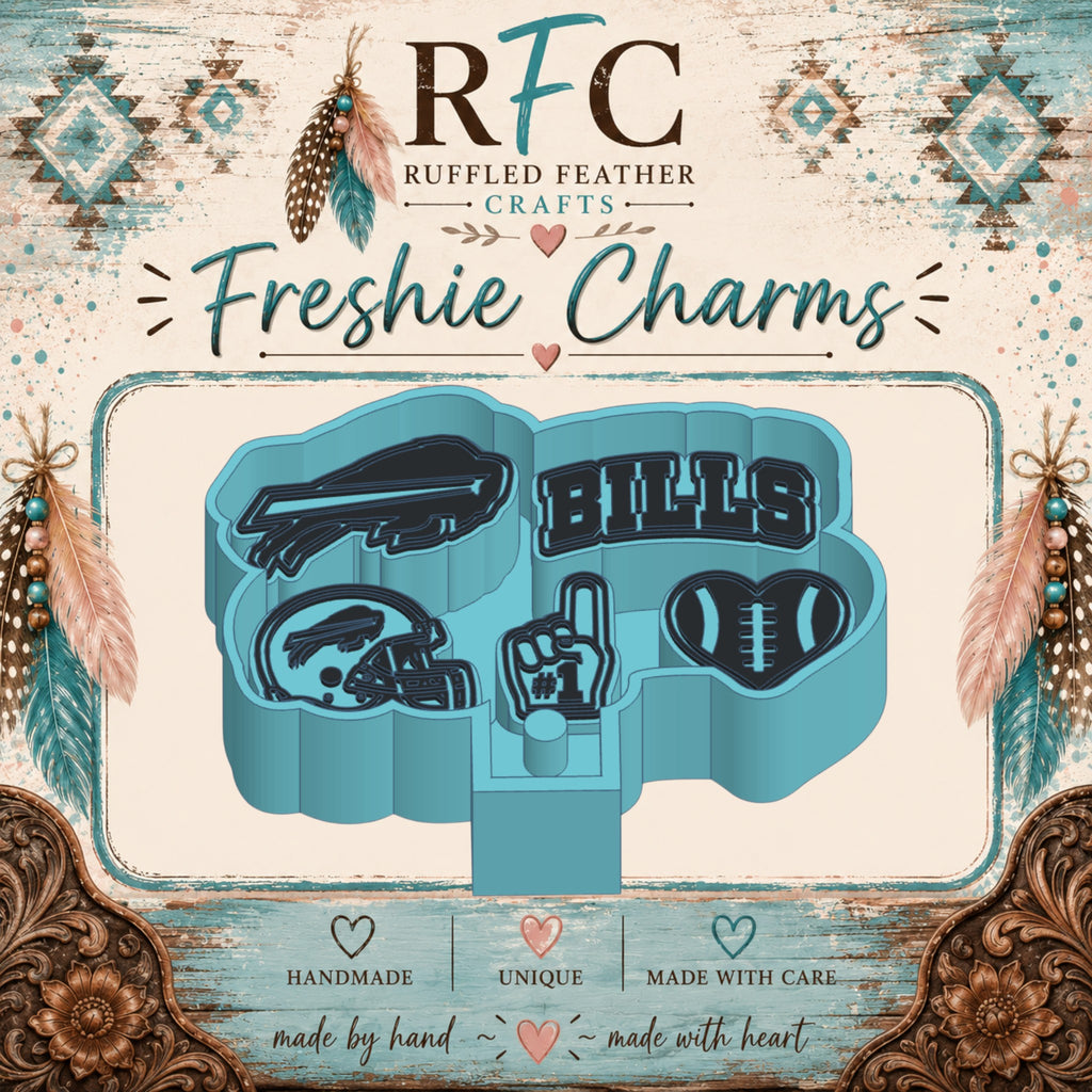 Buffalo Bills Freshie Charm Mold