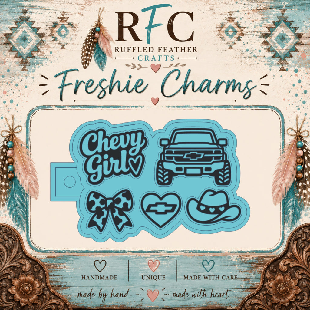Chevy Girl Freshie Charm Mold