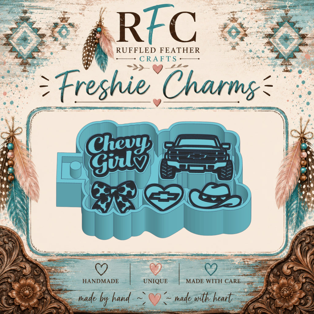 Chevy Girl Freshie Charm Mold