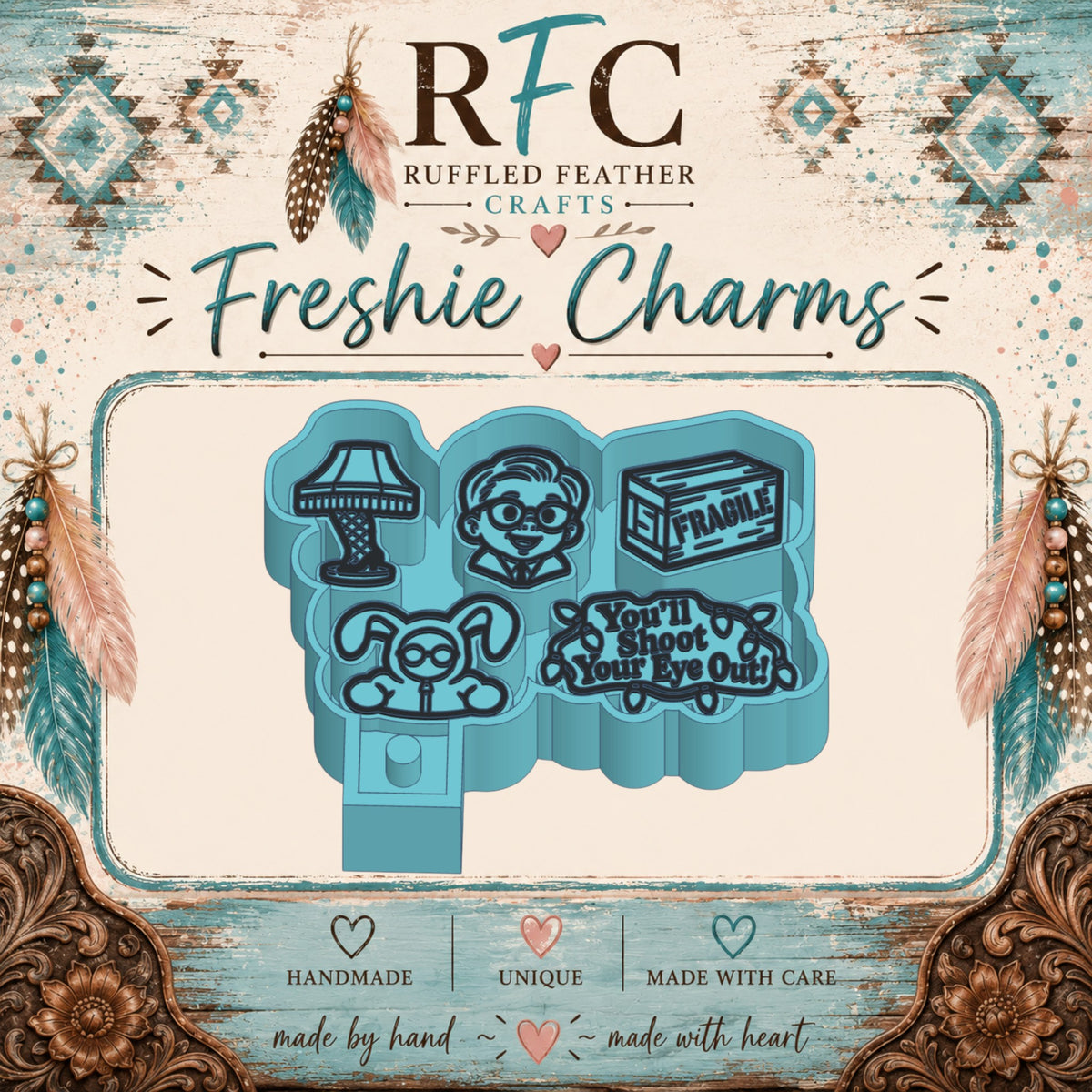 A Christmas Story Freshie Charm Mold