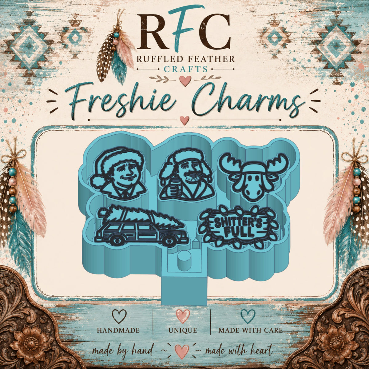 Christmas Vacation Freshie Charm Mold
