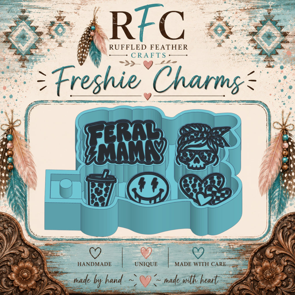 Feral Mama Freshie Charm Mold
