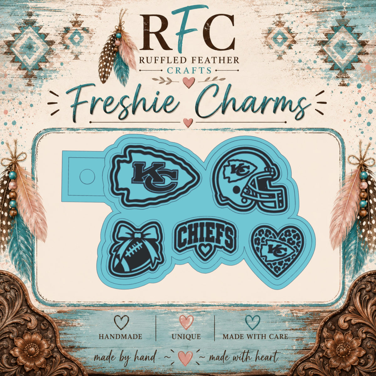 Kansas City Chiefs Freshie Charm Mold