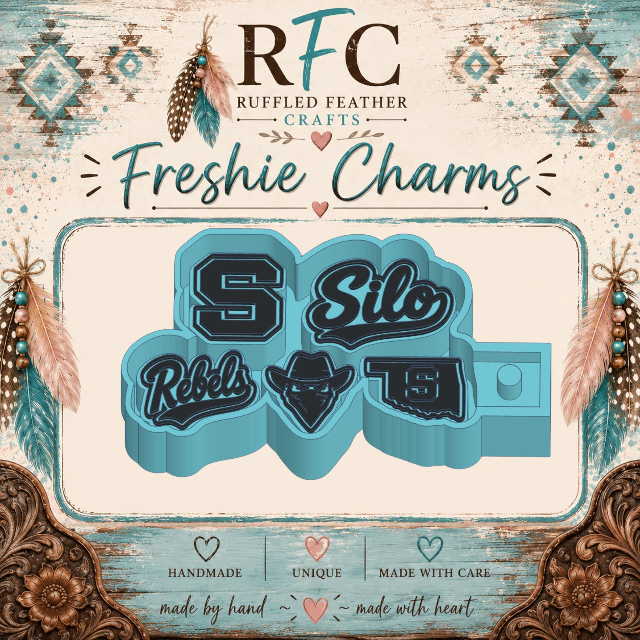 Silo Rebels Freshie Charm Mold