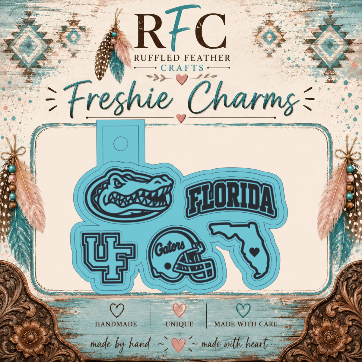 Florida Gators Freshie Charm Mold