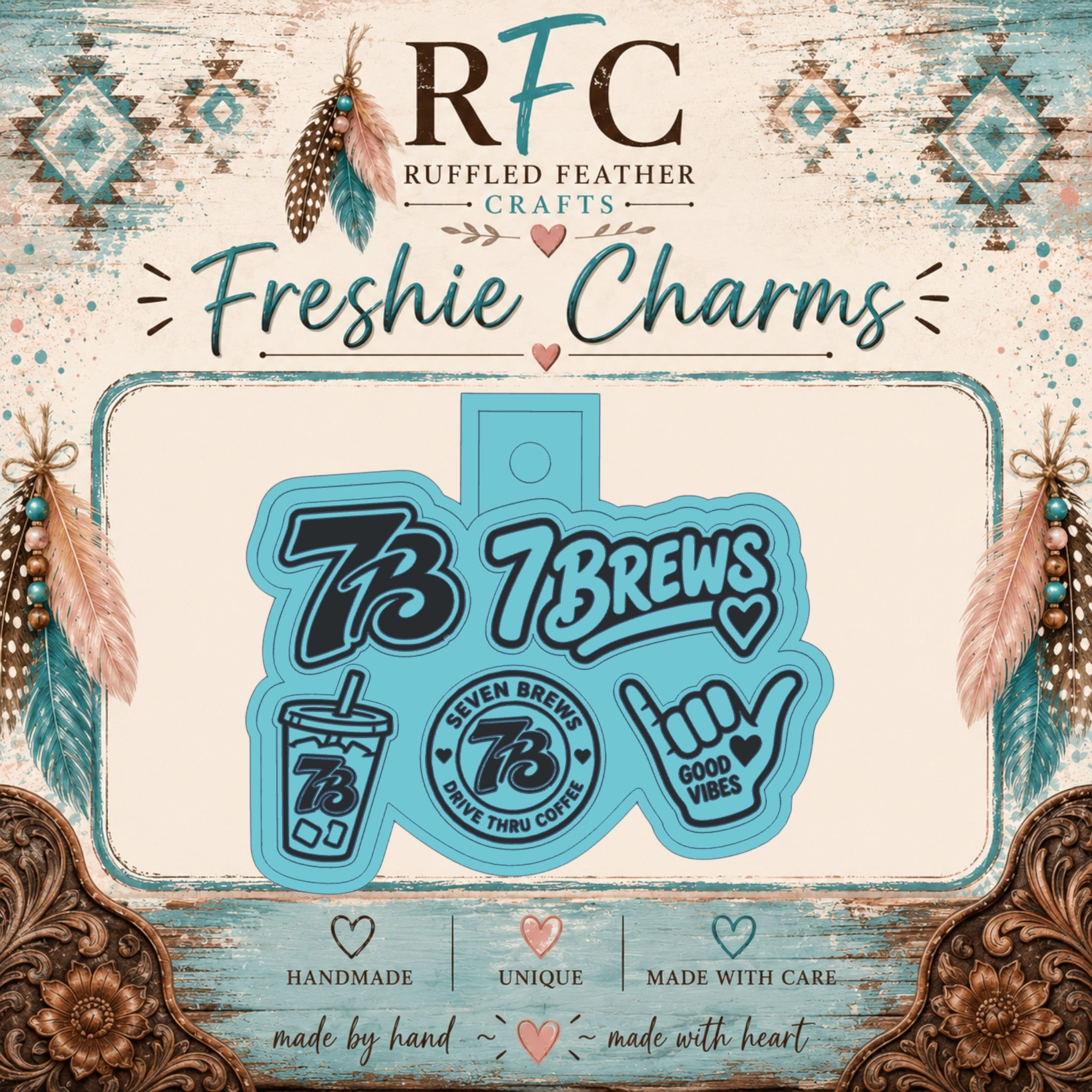 7 Brew Freshie Charm Mold