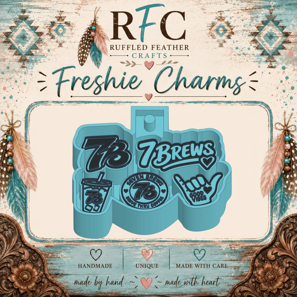 7 Brew Freshie Charm Mold