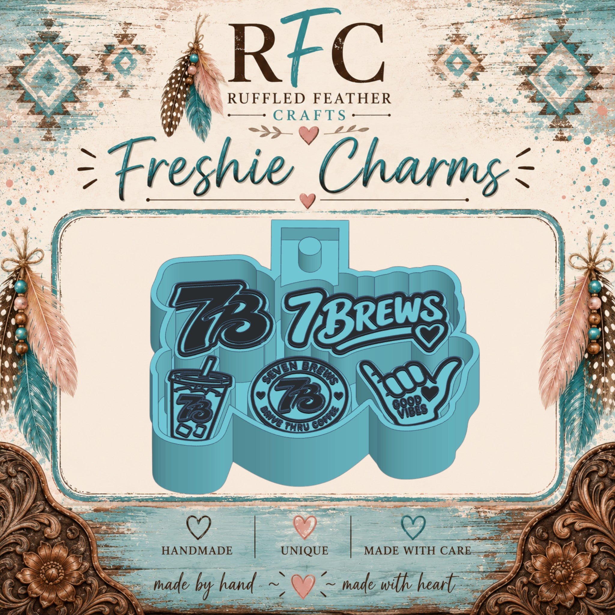 7 Brew Freshie Charm Mold