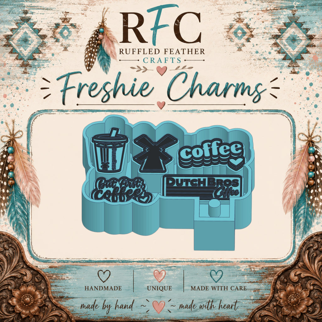 Dutch Bros Coffee Freshie Charm Mold