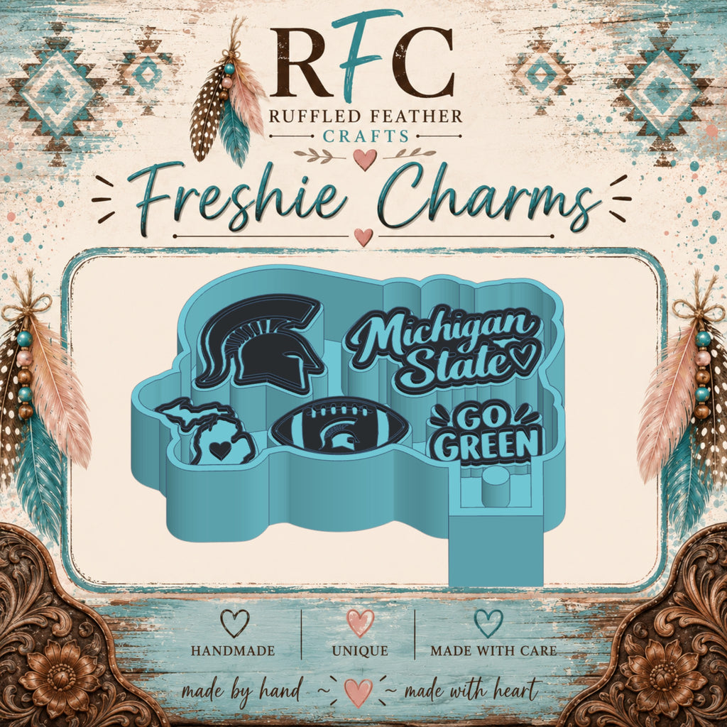 Michigan State Spartans Freshie Charm Mold