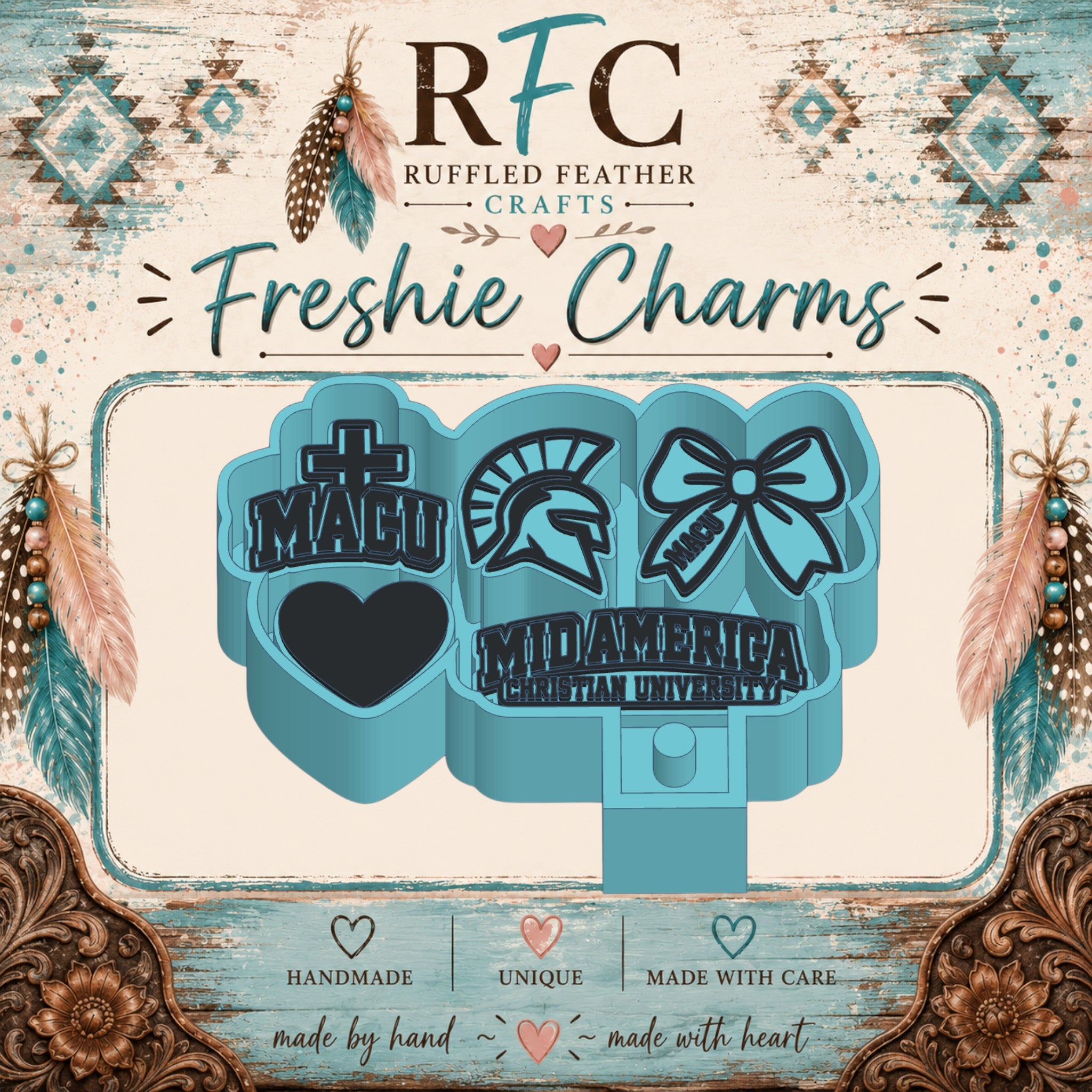 Mid-America Christian University Freshie Charm Mold