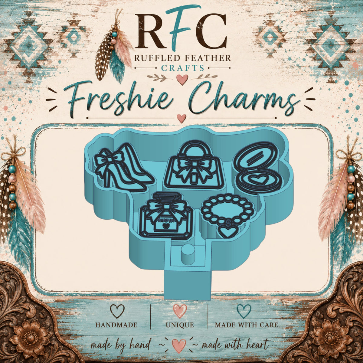 Boujee Girly Freshie Charm Mold