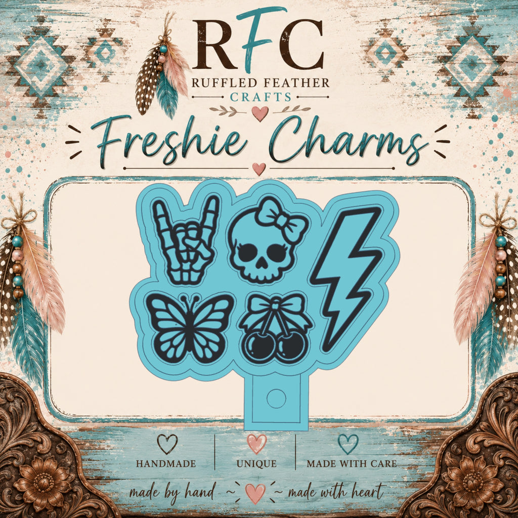 Rockabilly Girly Freshie Charm Mold