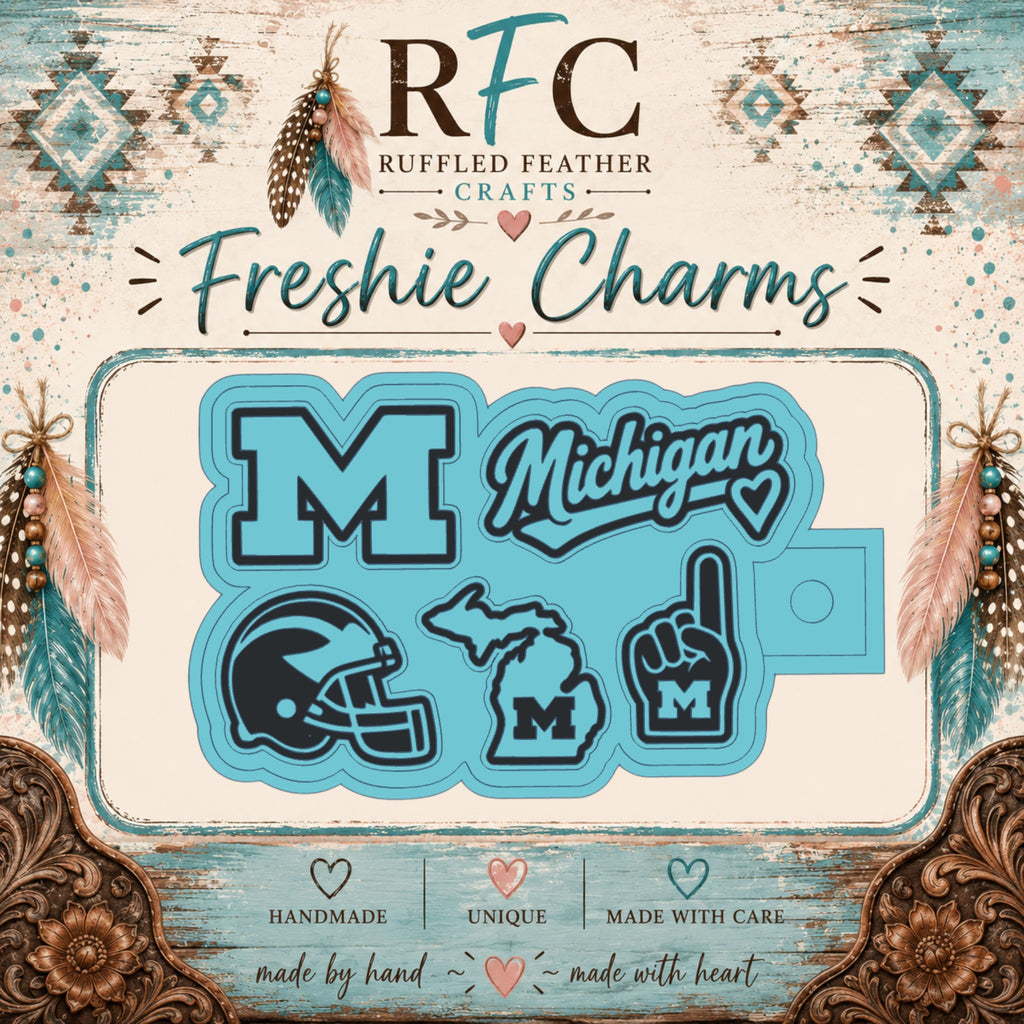 Michigan Wolverines Freshie Charm Mold