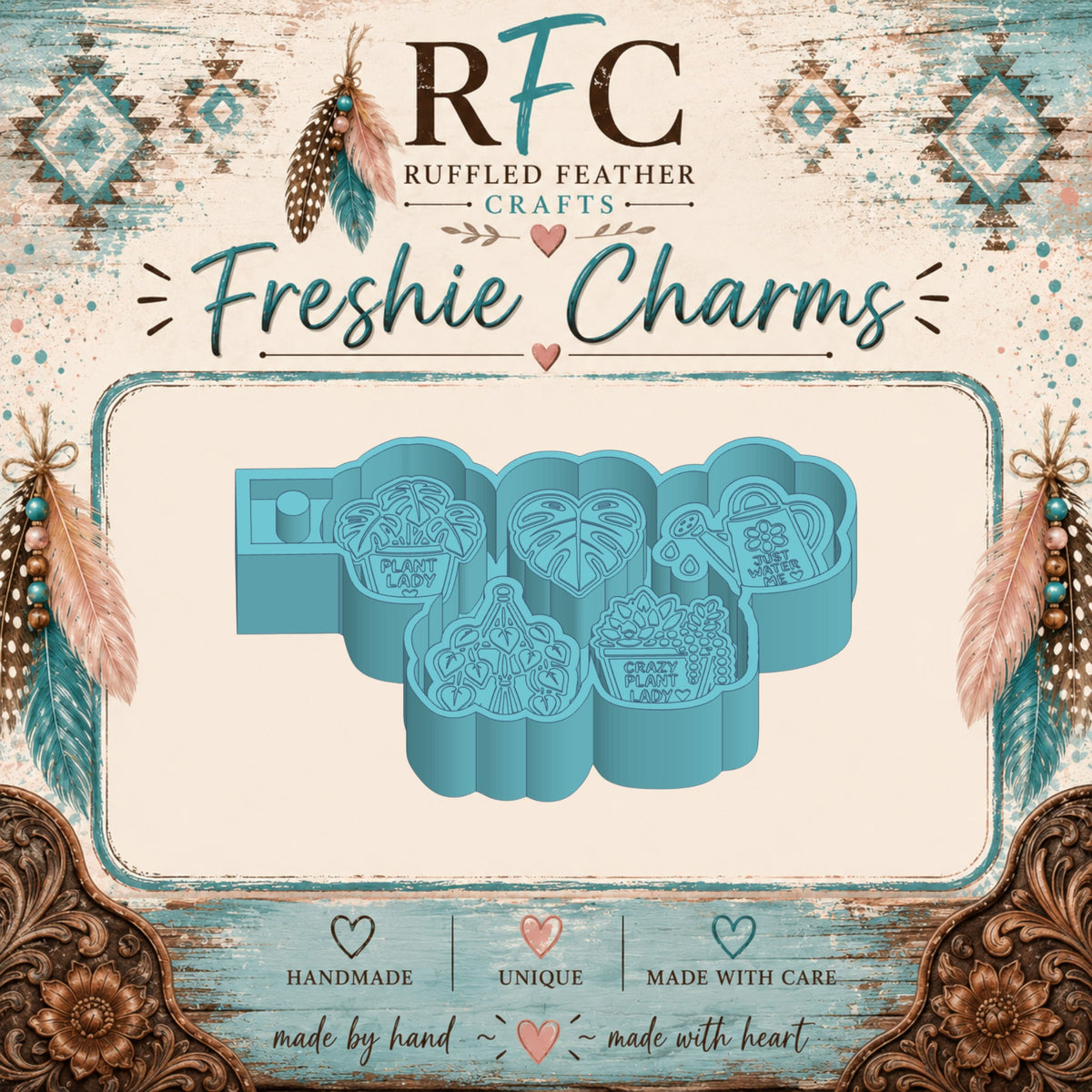 Plant Lady | Silicone Freshie Charm Mold