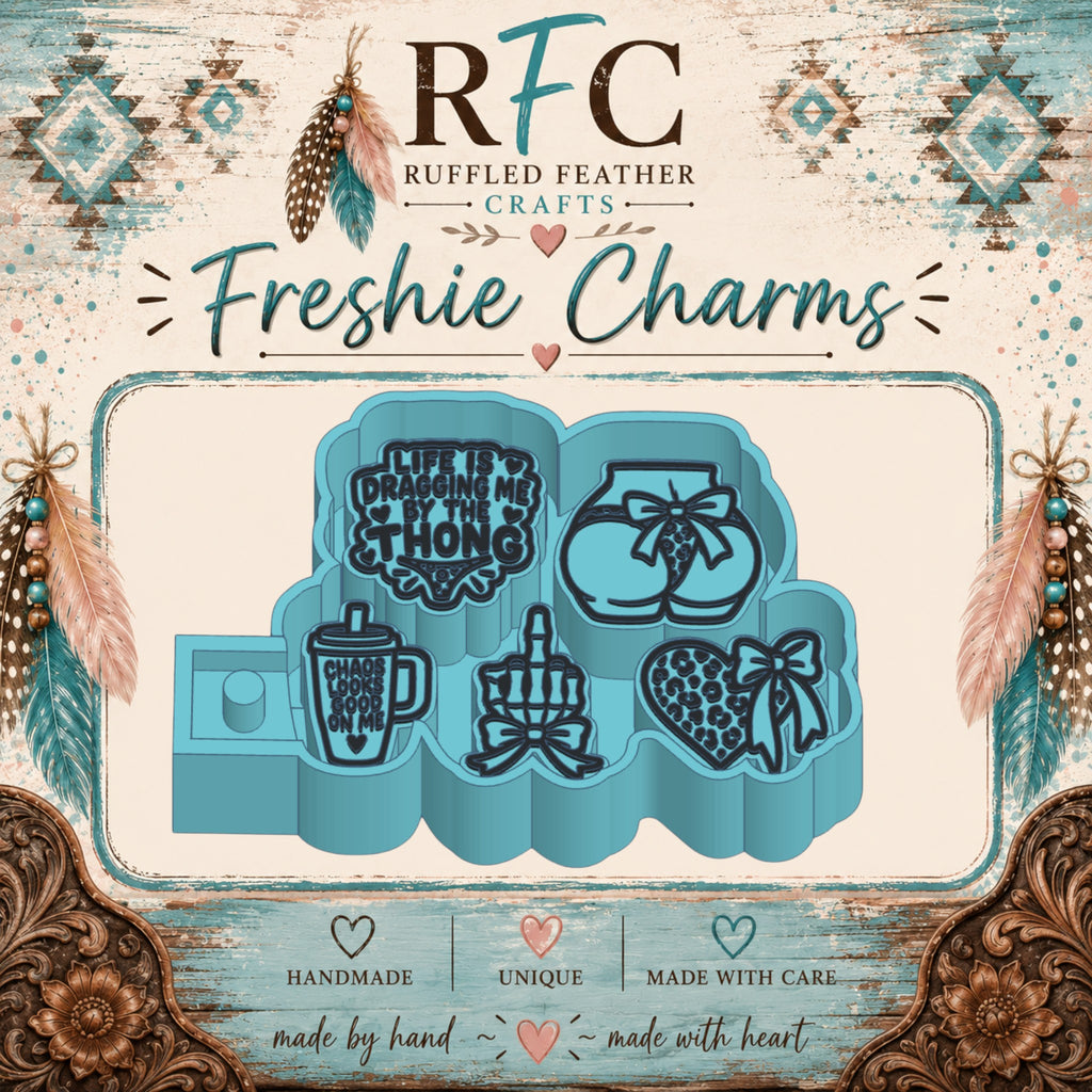 Life is Dragging Me By The Thong | Silicone Freshie Charm Mold