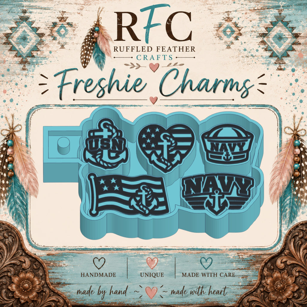 Navy | Silicone Freshie Charm Mold