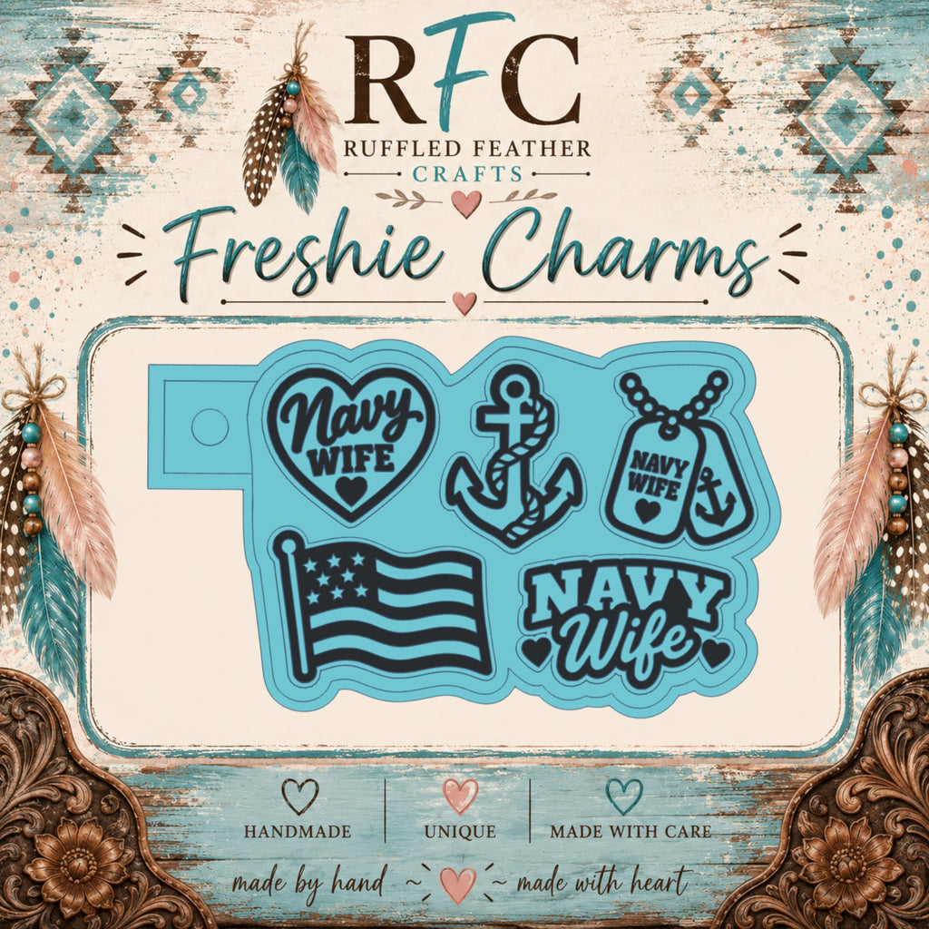 Navy Wife | Silicone Freshie Charm Mold