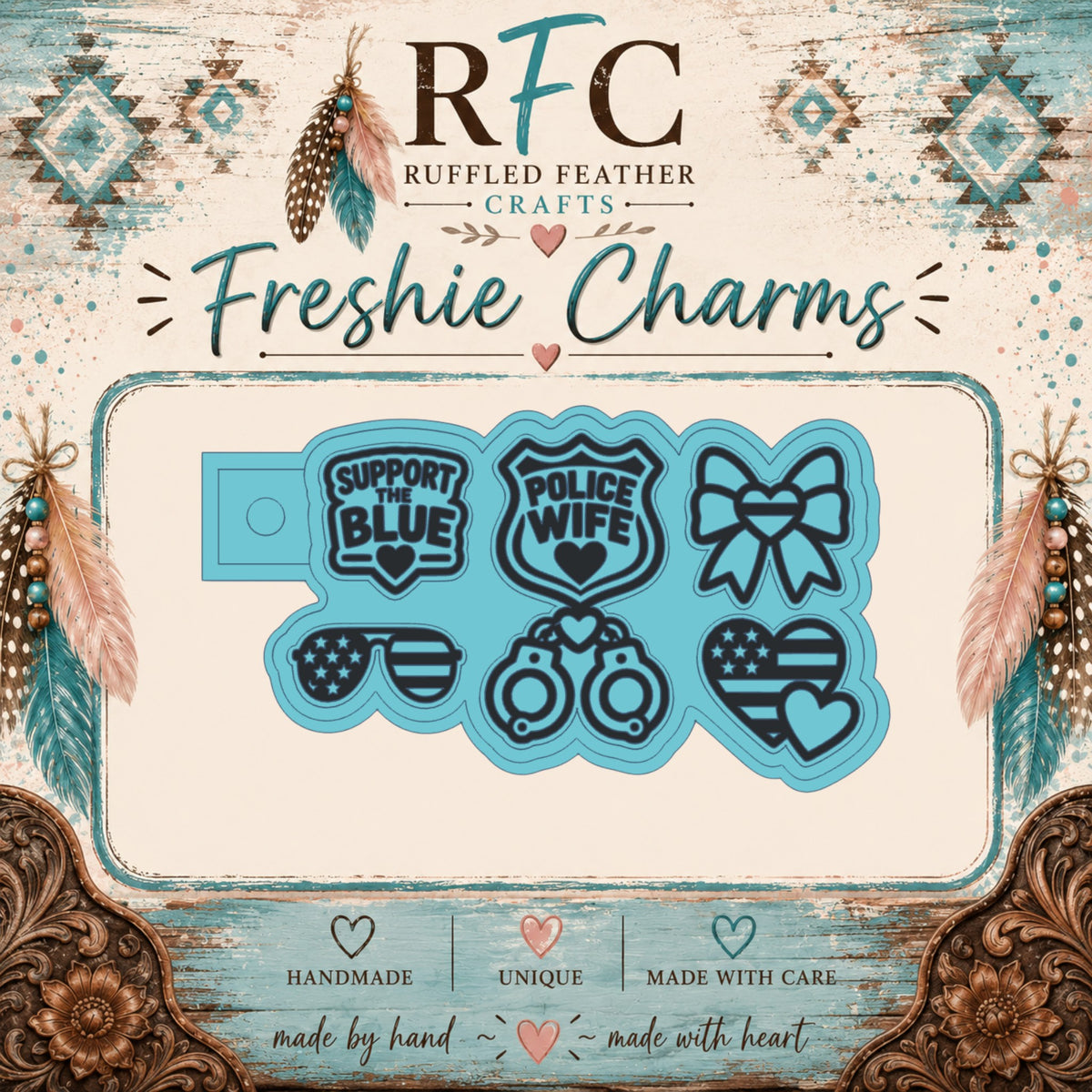 Police Wife | Silicone Freshie Charm Mold