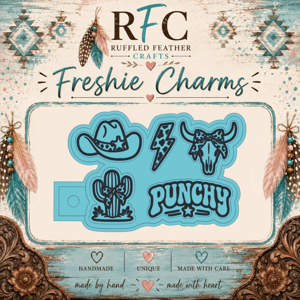 Punchy Western | Silicone Freshie Charm Mold