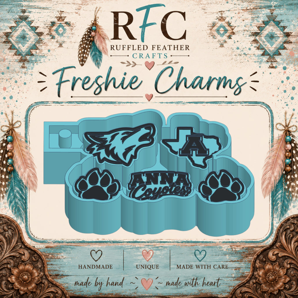 Anna Coyotes | Silicone Freshie Charm Mold