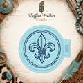 Fleur de Lis Round | Silicone Freshie Mold