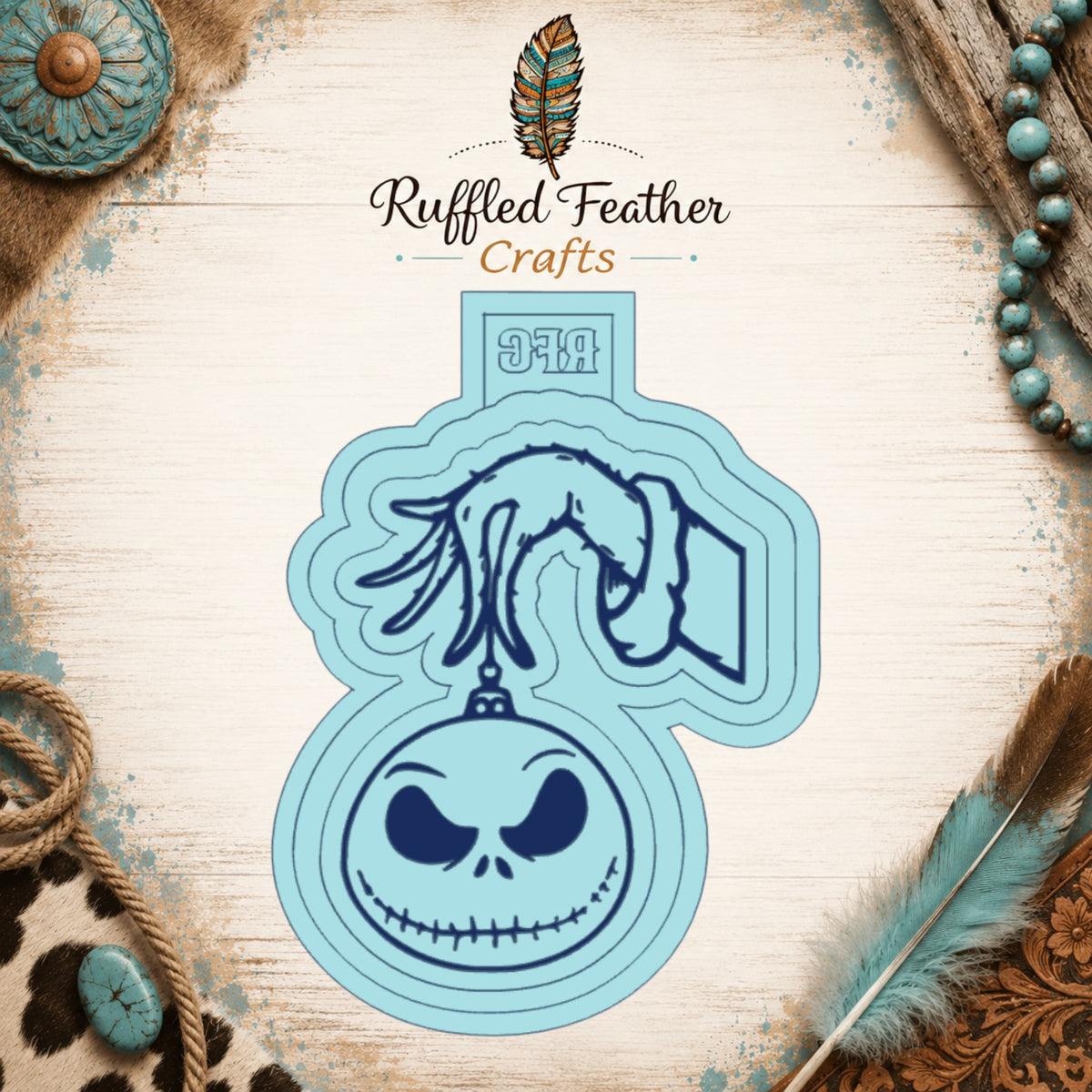 Jack Ornament | Silicone Freshie Mold