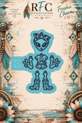 Alien Cowgirl | Articulated Silicone Freshie Charm Mold