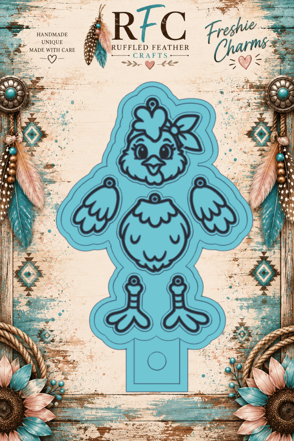 Chicken Girl | Articulated Finished & Scented Freshie