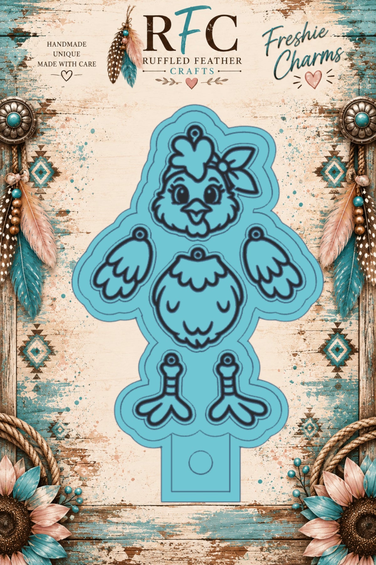 Chicken Girl | Articulated Finished & Scented Freshie