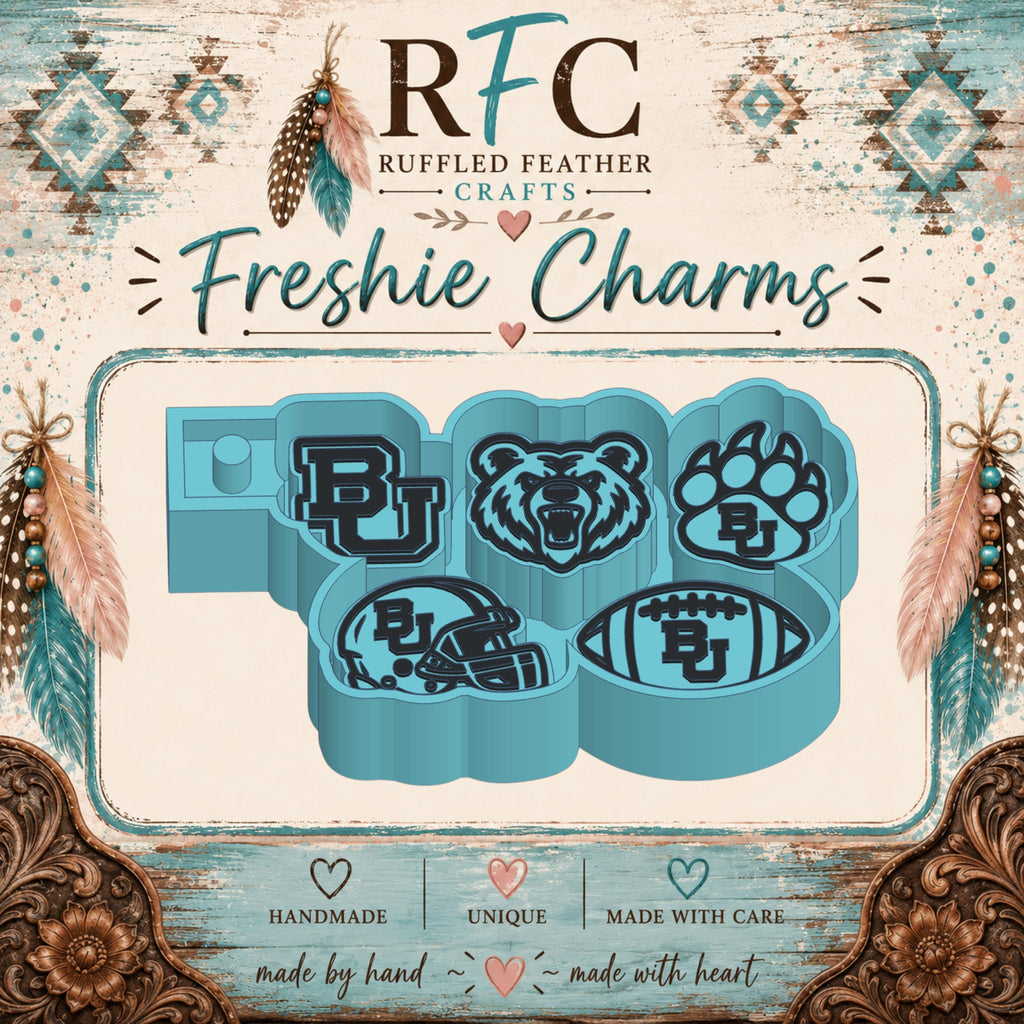 Baylor Bears | Silicone Freshie Charm Mold