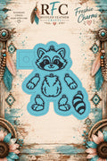Christmas Raccoon | Finished & Scented Freshie Charm Set