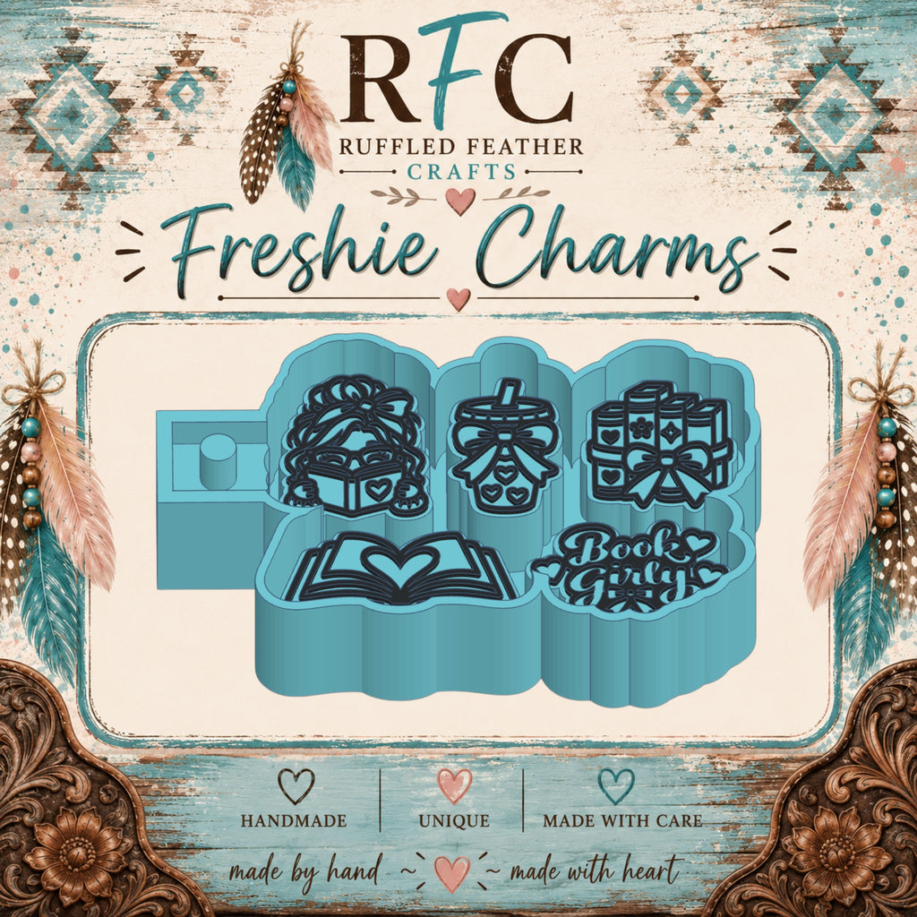 Book Girly | Silicone Freshie Charm Mold