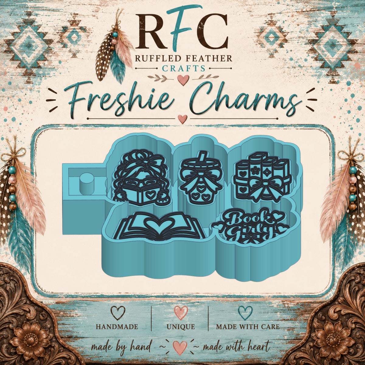 Book Girly | Silicone Freshie Charm Mold